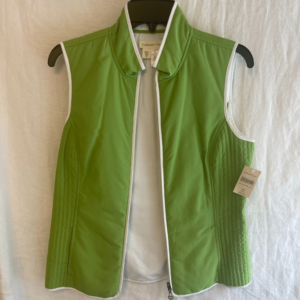 Coldwater Creek  Women's Easy Reversible Vest Size XS